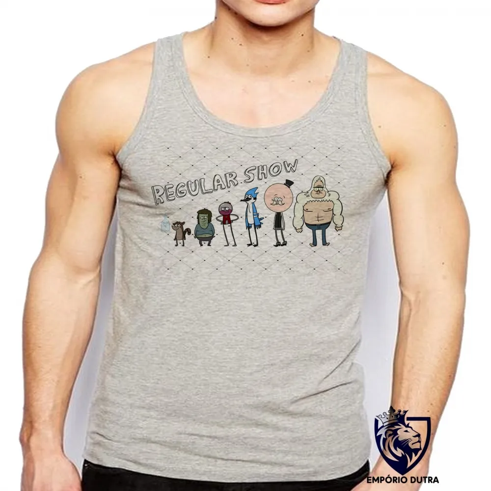 Camiseta Regata adulto ou infantil Apenas um show personagens