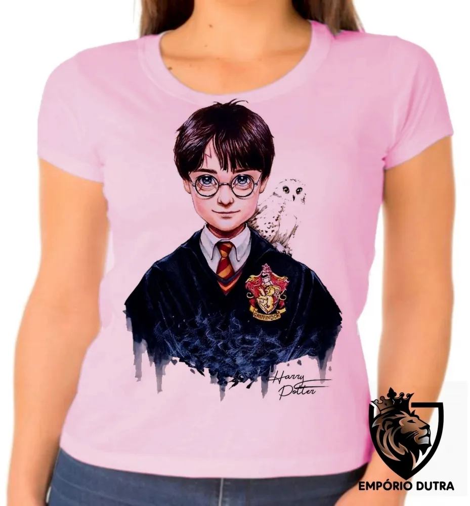 Baby look blusa Feminina Harry Potter criança bruxo magico jovem