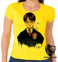 Baby look blusa Feminina Harry Potter criança bruxo magico jovem - Foto 3
