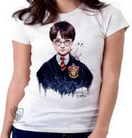 Baby look blusa Feminina Harry Potter criança bruxo magico jovem - Foto 5