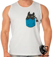 Camiseta Regata adulto ou infantil Banguela bolso - Foto 2