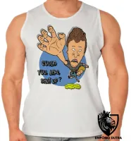 Camiseta Regata adulto ou infantil Beavis and Butt head could you like shut up - Foto 2