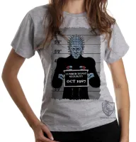 Baby look blusa Feminina Hellraiser vilão filme terror antigo - Foto 5