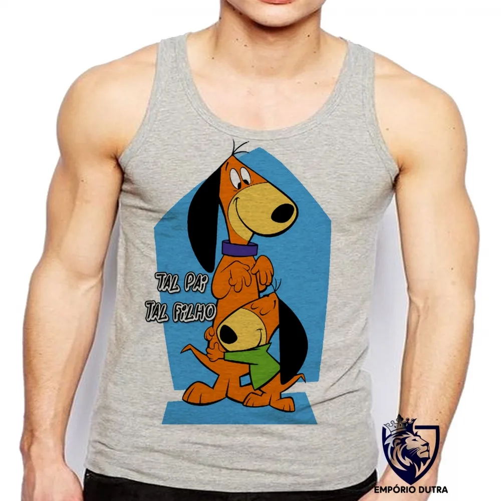 Camiseta Regata adulto ou infantil Bibo pai bob filho tal