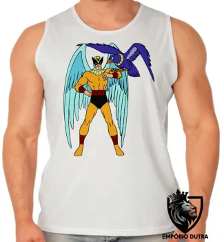 Camiseta Regata adulto ou infantil birdman homem passaro desenho antigo hanna barbera - Foto 2
