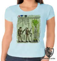 Baby look blusa Feminina hieróglifos Caça Fantasmas - Foto 2