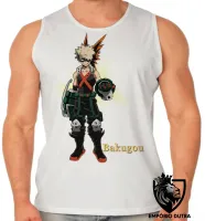 Camiseta Regata adulto ou infantil boku no hero Bakugou anime - Foto 2