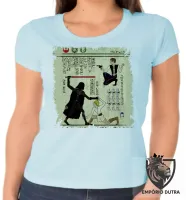 Baby look blusa Feminina hieróglifos Star Wars - Foto 2