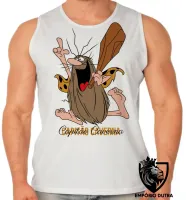 Camiseta Regata adulto ou infantil Capitão Caverna super heroi antigo - Foto 2