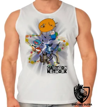 Camiseta Regata adulto ou infantil Cartoon Network personagens desenho - Foto 2