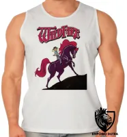 Camiseta Regata adulto ou infantil Cavalo de Fogo princesa sarah - Foto 2