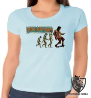 Baby look blusa Feminina Homem da Califórnia filme - Foto 2