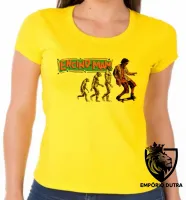 Baby look blusa Feminina Homem da Califórnia filme - Foto 3