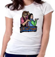 Baby look blusa Feminina Homem da Califórnia personagens - Foto 2