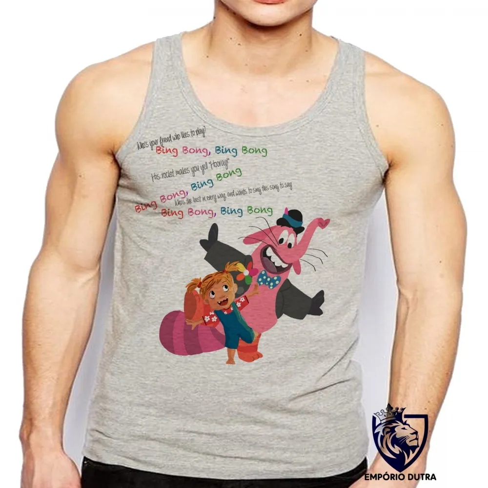 Camiseta Regata adulto ou infantil Divertidamente Bing Bong