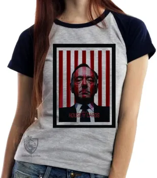 Baby look blusa Feminina House of Cards - Foto 2