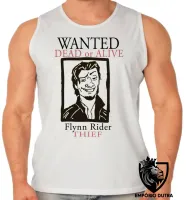 Camiseta Regata adulto ou infantil Enrolados rapunzel Flynn Rider - Foto 2