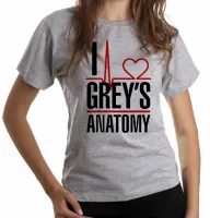 Baby look blusa Feminina I love Greys Anatomy serie - Foto 6
