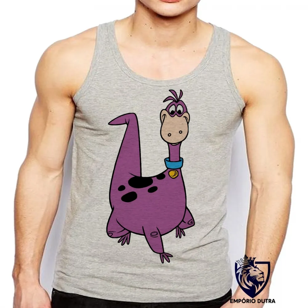 Camiseta Regata adulto ou infantil flinstones the flintstones dino dinossauro hanna Imagem