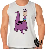 Camiseta Regata adulto ou infantil flinstones the flintstones dino dinossauro hanna - Foto 2