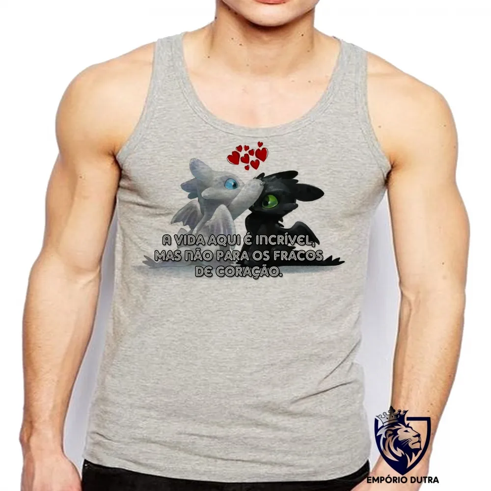 Camiseta Regata adulto ou infantil fúria da noite fúria luminosa Imagem