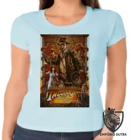 Baby look blusa Feminina Indiana Jones e a arca aliança - Foto 2
