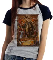 Baby look blusa Feminina Indiana Jones e a arca aliança - Foto 4
