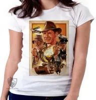 Baby look blusa Feminina Indiana Jones e o cálice - Foto 5