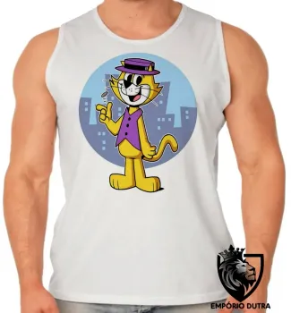 Camiseta Regata adulto ou infantil gato manda chuva desenho antigo hanna barbera - Foto 2