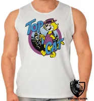 Camiseta Regata adulto ou infantil gato manda chuva gatinho desenho hanna barbera - Foto 2