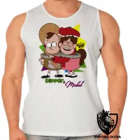 Camiseta Regata adulto ou infantil Gravity Falls Dipper Mabel potes - Foto 2