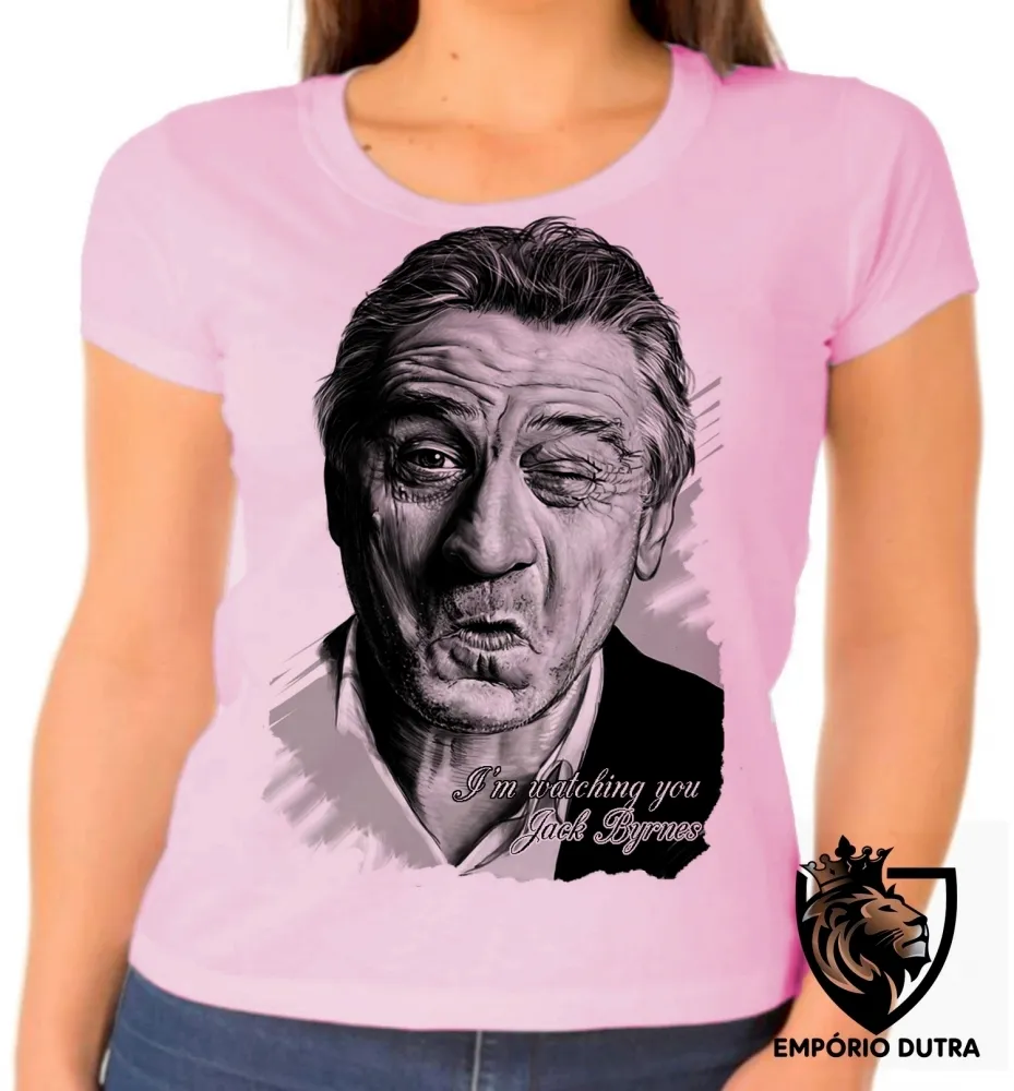 Baby look blusa Feminina Robert de Niro Jack Byrnes estou de olho em você Imagem