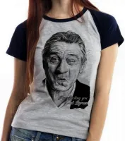 Baby look blusa Feminina Robert de Niro Jack Byrnes estou de olho em você - Foto 4