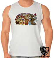 Camiseta Regata adulto ou infantil hanna barbera ze colmeia fred barney tom jerry turma - Foto 2