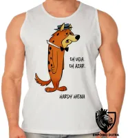 Camiseta Regata adulto ou infantil Hardy Hiena oh vida oh azar hanna barbera - Foto 2