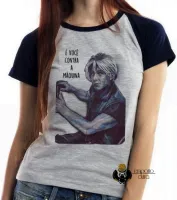 Baby look blusa Feminina Jogador n 1 você máquina - Foto 4