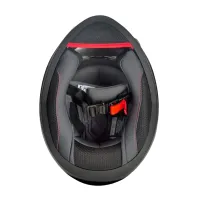 Capacete ASX City Start Preto Azul Vermelho - Foto 10