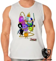 Camiseta Regata adulto ou infantil Hora da Aventura personagens serie - Foto 2