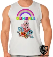 Camiseta Regata adulto ou infantil incrivel mundo gumball - Foto 2