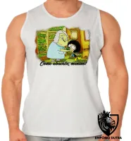 Camiseta Regata adulto ou infantil Irmão do Jorel Vovó Juju abacate - Foto 2