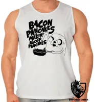 Camiseta Regata adulto ou infantil Jake Hora da Aventura pancakes - Foto 2