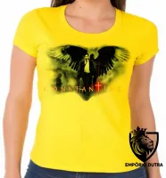 Baby look blusa Feminina John Constantine arma - Foto 2