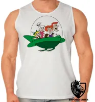 Camiseta Regata adulto ou infantil Jetsons nave desenho antigo hanna barbera - Foto 2