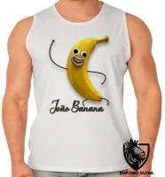 Camiseta Regata adulto ou infantil João Banana desenho fruta - Foto 2