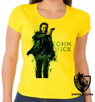 Baby look blusa Feminina John Wick - Foto 3