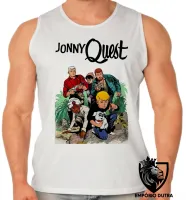 Camiseta Regata adulto ou infantil Jonny quest desenho aventura ação antigo - Foto 2