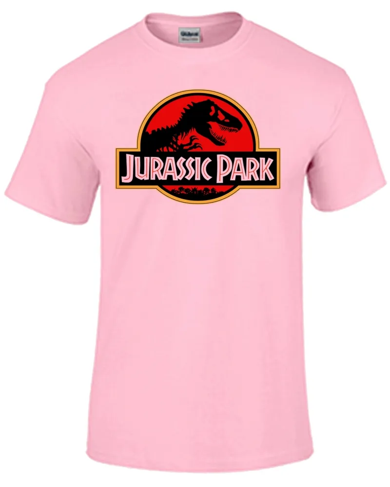 Baby look blusa Feminina Jurassic Park clássico Imagem