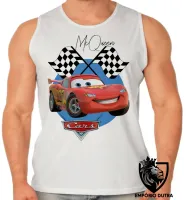 Camiseta Regata adulto ou infantil McQueen cars carros desenho - Foto 2
