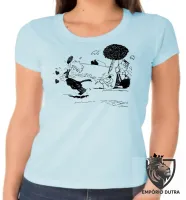 Baby look blusa Feminina Krazy Kat pulp fiction samuel - Foto 2