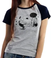 Baby look blusa Feminina Krazy Kat pulp fiction samuel - Foto 4